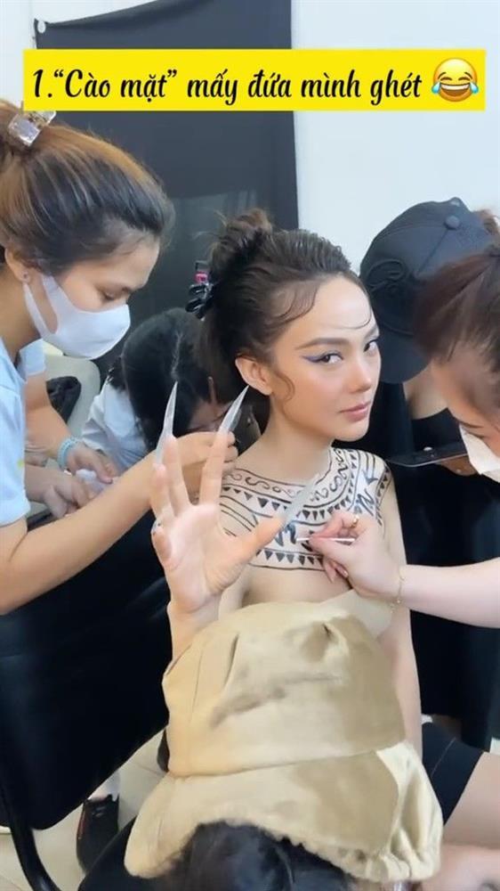 Minh Hằng vật lộn với bộ nail 10cm vì đóng MV cho Đông nhi-4