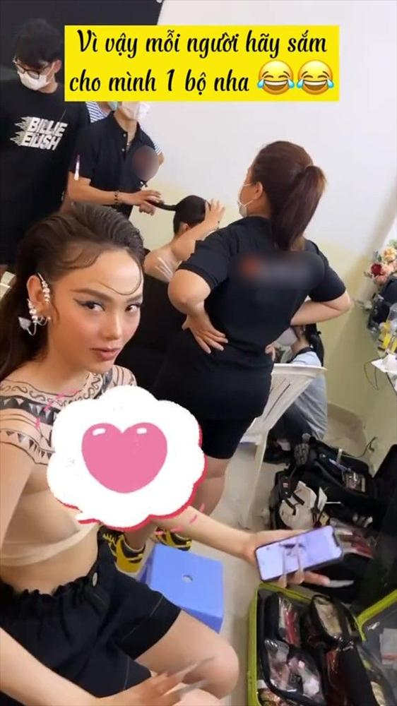 Minh Hằng vật lộn với bộ nail 10cm vì đóng MV cho Đông nhi-9