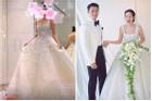 Ngô Thanh Vân diện váy cưới 600 triệu 'đụng hàng' Son Ye Jin
