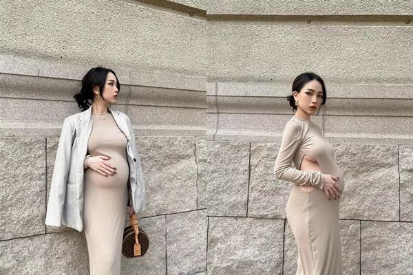 Mẹ tròn con vuông, ái nữ Minh Nhựa vẫn đam mê show ảnh bầu bí-7