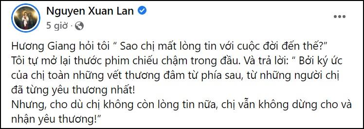 Xuân Lan nửa đêm: Ký ức toàn những vết thương đâm từ phía sau-2