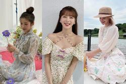 Mỹ nhân Hàn mê mẩn loạt váy hoa nhí mùa hè