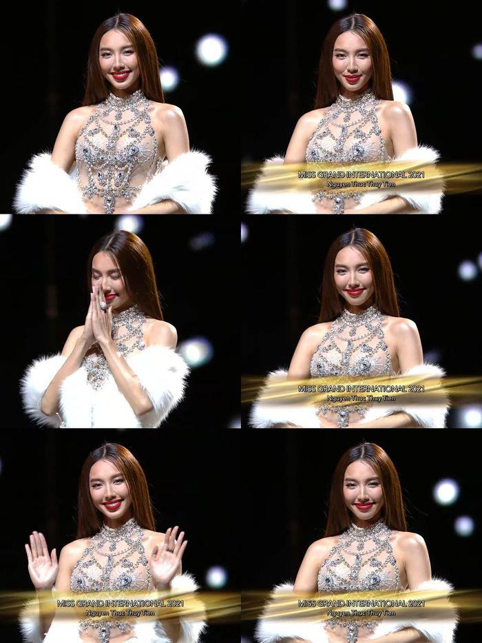 Thùy Tiên mặc váy đủ che điểm nhạy cảm át dàn thí sinh Miss Grand Thái-2