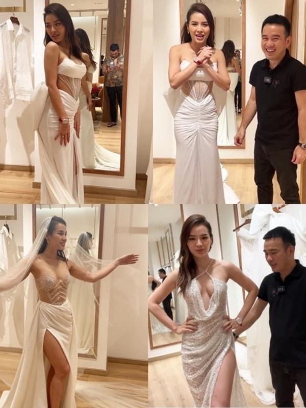 Hot không kém ảnh cưới là khoảnh khắc thử váy của sao Việt-6
