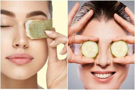 Trị quầng thâm mắt bằng dầu hạnh nhân và sữa lạnh