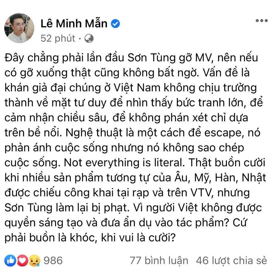 Sao Việt bênh vực khi MV mới của Sơn Tùng có nguy cơ bị xóa sổ-8