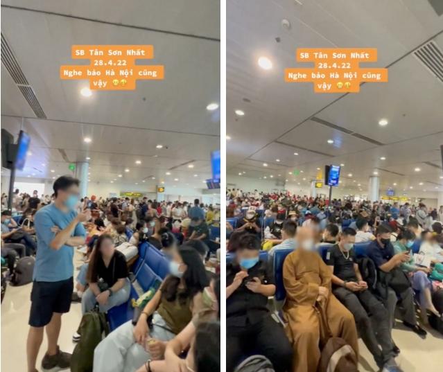 Sân bay TP.HCM đông kín người dù chưa đến ngày nghỉ lễ-1