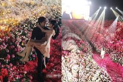 Chàng trai mua 50.000 bông hoa, đặt nhẫn Angela Baby cầu hôn bồ