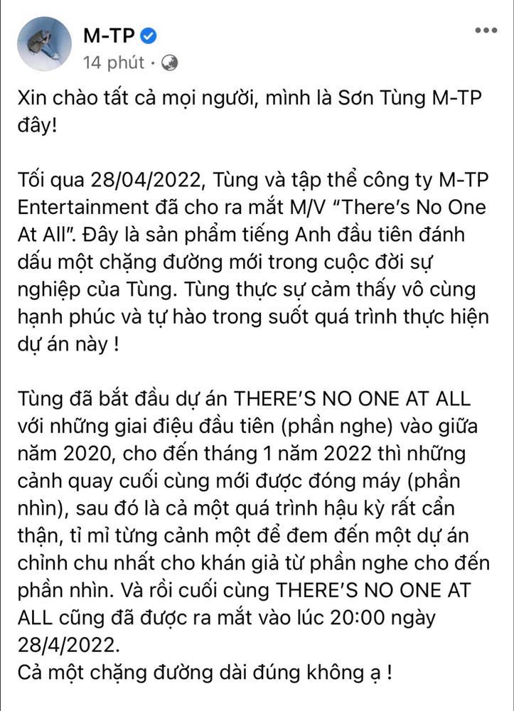 Vì sao Sơn Tùng M-TP không còn lặng im như thói quen?-1