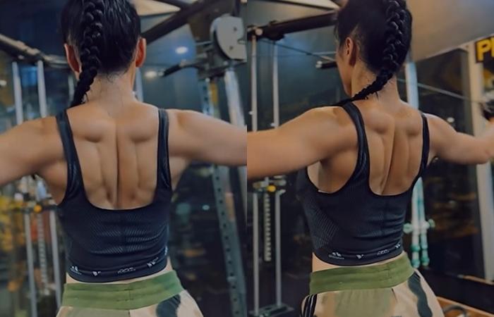 Angela Phương Trinh tập gym, đàn ông nhìn xanh mặt-2