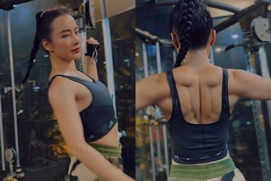 Angela Phương Trinh tập gym, đàn ông nhìn xanh mặt