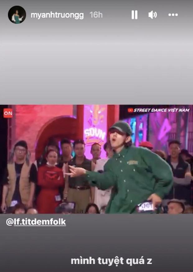 Mỹ Anh ủng hộ bạn trai thi Street Dance, tiết lộ xưng hô đặc biệt-5