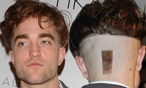 Nam thần Robert Pattinson cũng có lúc mạo hiểm với mái tóc.