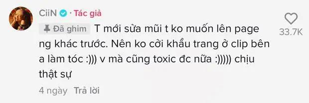 CiiN vừa công khai clip sửa mũi, tình tin đồn phản ứng thế nào?-2