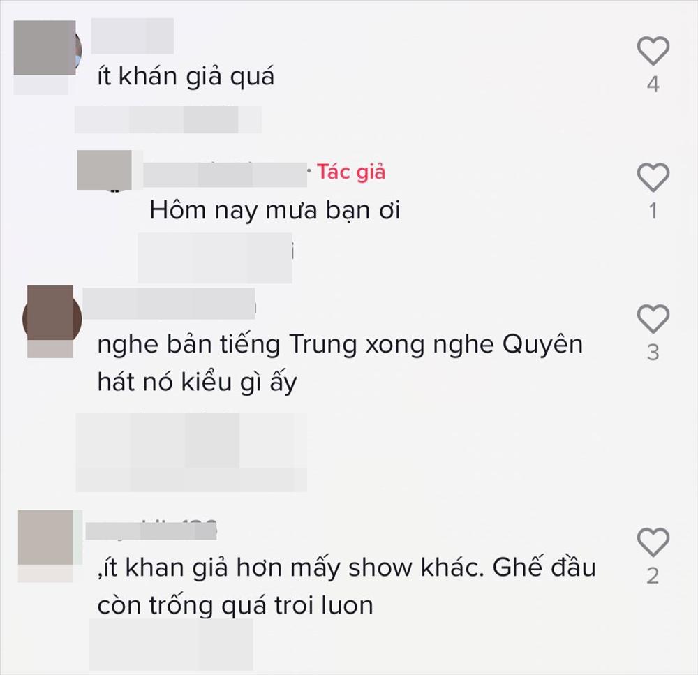 Spreading the clip of the show Le Quyen was empty, the audience left early-2