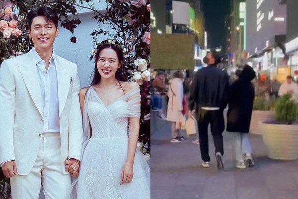 Loạt ảnh bắt gặp vợ chồng Son Ye Jin - Hyun Bin cực đáng ghen tị-7