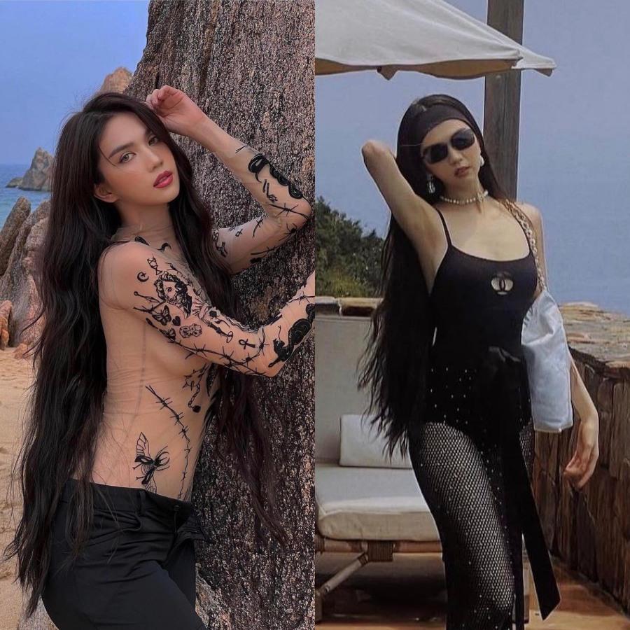 Ngọc Trinh, Angela Phương Trinh quê độ vì mặc áo quên xé mác-4