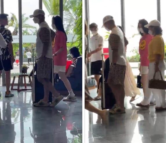 Quang Hai takes his girlfriend to travel with his family-2