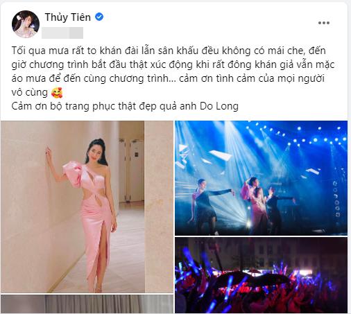 Thuy Tien sings in the rain, not getting hurt but being teased - 7