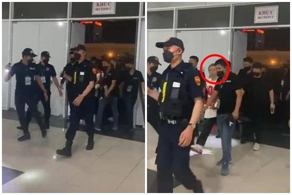 Netizen passed Binz’s hand to be accompanied by dozens of bodyguards even though the show was empty?