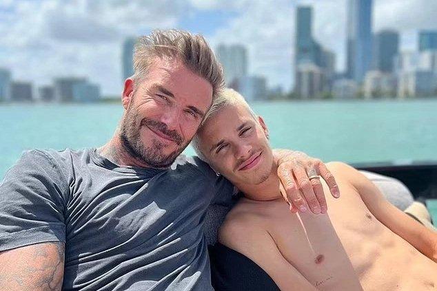 David Beckham celebrates his 47th birthday with his wife and children