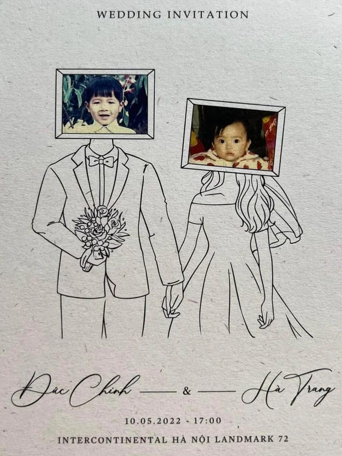 Ha Duc Chinh got married in Hanoi at the beginning of May, the invitation card is really humorous-1
