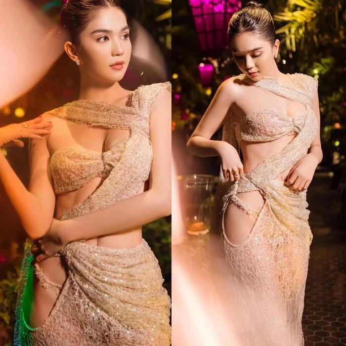 Ngọc Trinh đi dự sinh nhật ăn mặc ô dề lấn át cả chủ bữa tiệc-5