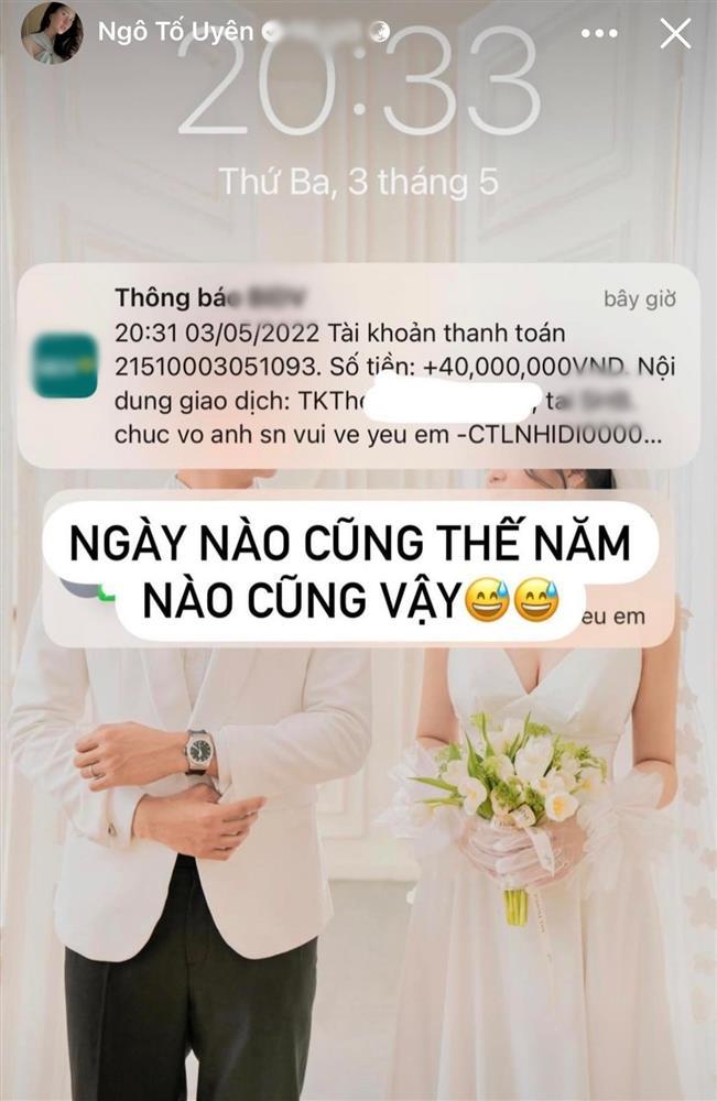 Cầu thủ Việt ting ting chúc sinh nhật vợ mới cưới, con số ghen tị-2