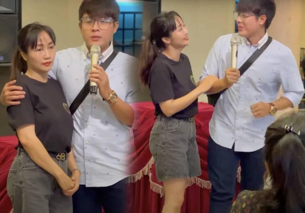 Hòa Hiệp ôm Ốc Thanh Vân sát rạt, dân mạng bùng tranh cãi-2