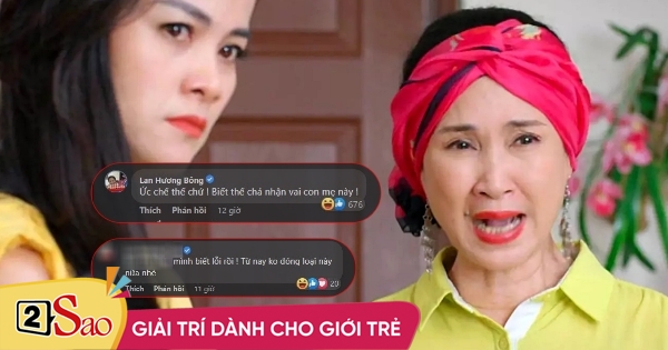 Being scolded by the audience, People’s Artist Lan Huong promised to say goodbye to the terrible mother-in-law role