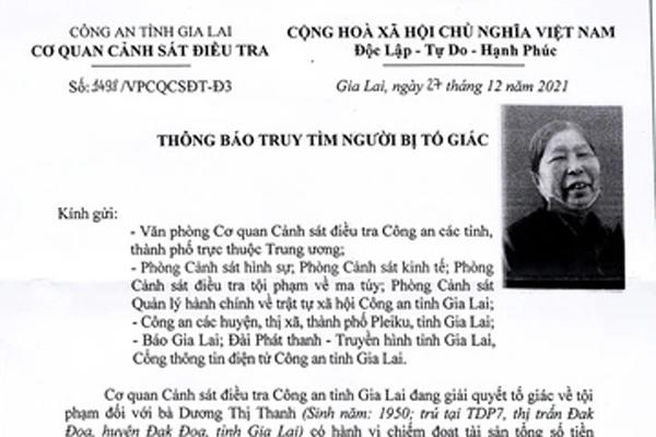 Cụ bà 72 tuổi lừa đảo 19 tỷ đồng, công an tìm bị hại-1