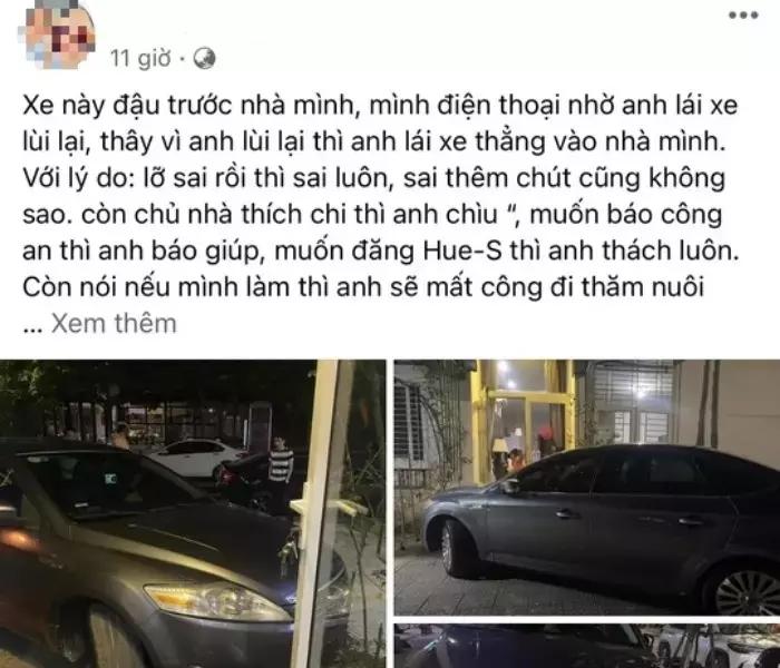 Đậu xe chắn cửa còn thách thức dân, cán bộ Sở Nội vụ bị khiển trách-2