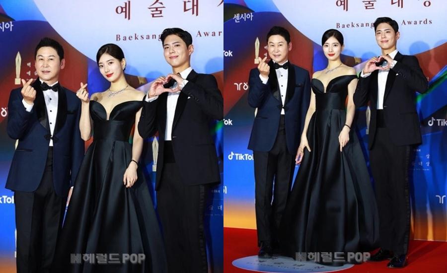 Ngày 6/5, lễ trao giải Baeksang Arts Awards lần thứ 58 được tổ chức tại KINTEX ở Daehwa-dong, Goyang-si. Sự kiện quy tụ dàn diễn viên nổi tiếng như Park Bo Gum, Suzy, Yoona, Jung Hae In, ngôi sao Squid Game Jung Ho Yeon…