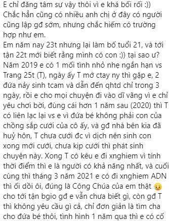 Thanh niên 23 tuổi nhận tin sét đánh được làm bố từ khi mới 21-1