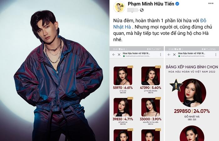 Đỗ Nhật Hà bất ngờ dẫn đầu vote hoa hậu, tất cả nhờ 1 sao nam-2