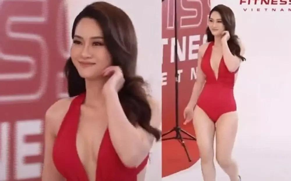 Lê Bống như khúc giò khi mặc lại đầm lộ hiểm của Ngọc Trinh-7