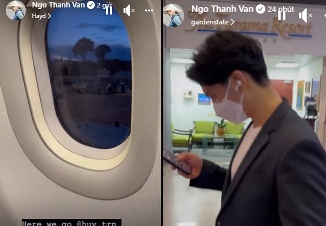 Ngô Thanh Vân - Huy Trần đích thân ra sân bay đón dàn sao dự cưới-1