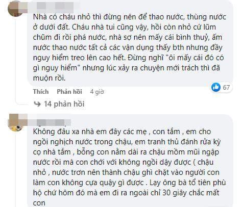 Mẹ trẻ cảnh tỉnh: Mọi người cẩn thận với thau chậu trong nhà tắm-3