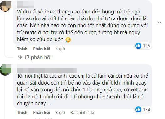 Mẹ trẻ cảnh tỉnh: Mọi người cẩn thận với thau chậu trong nhà tắm-4