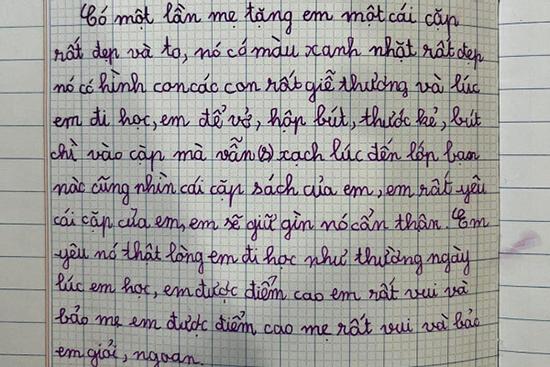 Nhóc tiểu học làm văn tả cặp sách, đọc xong cười nhức cả đầu