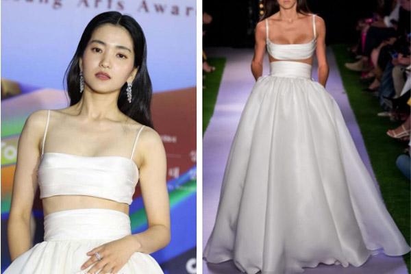 Netizen Trung was embarrassed when he accused Kim Tae Ri of wearing a fake dress at Baeksang 2022