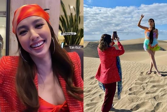 Phó chủ tịch Miss Grand và hoa hậu Thùy Tiên mặc chung đồ?