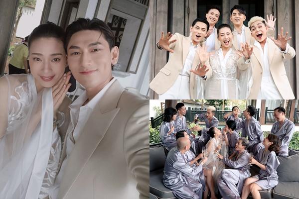 Phù dâu Nam Trung mặc váy, nổi nhất lễ đường Ngô Thanh Vân-15