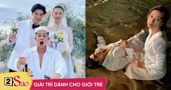 At the wedding of Ngo Thanh Van, Jun Pham was knocked unconscious by the beach