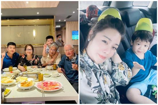 Chồng cũ Nhật Kim Anh đưa con đi chơi, diện mạo nhóc tì gây chú ý