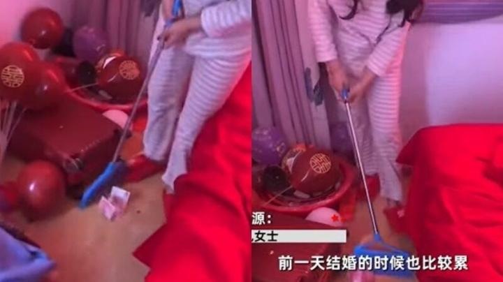 Ngày đầu lấy chồng, nàng dâu bị mẹ chồng gọi dậy sớm... quét tiền-1