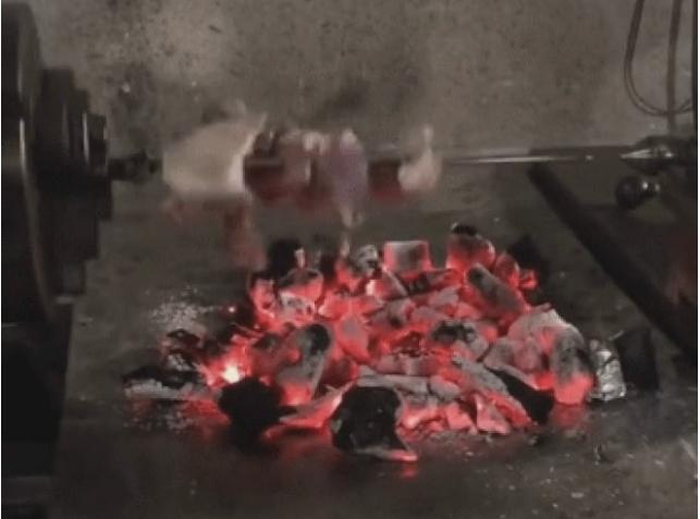 Phát minh cách nướng thịt không cần lò, tưởng sáng tạo ai ngờ quá rủi ro-1