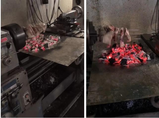 Phát minh cách nướng thịt không cần lò, tưởng sáng tạo ai ngờ quá rủi ro-2