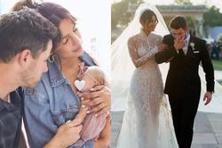 Hoa hậu Priyanka Chopra và Nick Jonas khoe con gái đầu lòng