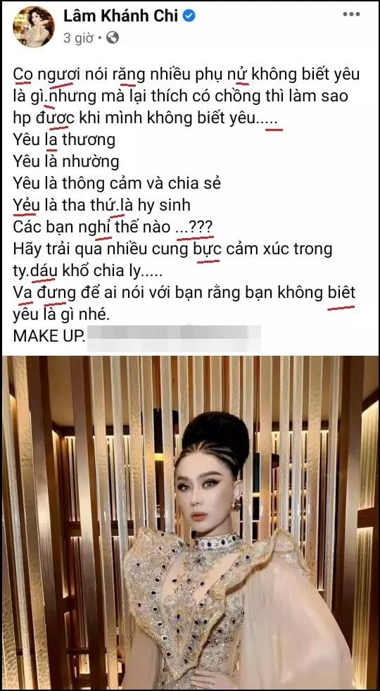 Lam Khanh Chi compares rumors, hangs captions and reads it, -3